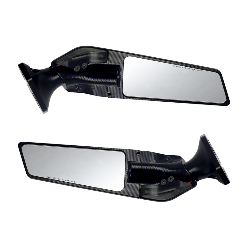 Stealth Mirrors  Wind Wing Rear View Mirrors Kawasaki Ninja 250 300 400  650